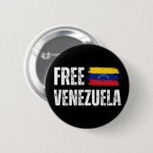 Freies Venezuela Button (Vorne & Hinten)