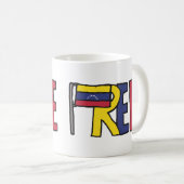Freies Venezuela Kaffeetasse (VorderseiteRechts)