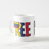 Freies Venezuela Kaffeetasse (Vorderseite Links)