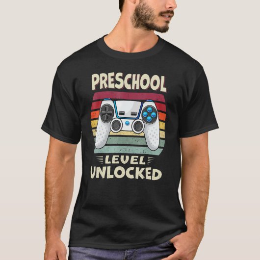 Freies Videospiel auf Vorschulebene zurück zur Sch T-Shirt (Vorderseite)