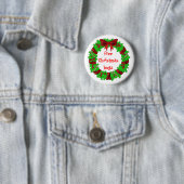 freies Weihnachten umarmt Knopf Button (Beispiel)