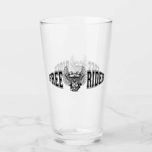 Freifahrer Glas (Vorderseite)