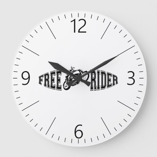 Freifahrer Große Wanduhr (Vorderseite)