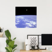 Freifliegender Astronaut Poster (Heimbüro)