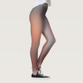 Freiformverlauf auf extra großer Legging Leggings (Rechts)