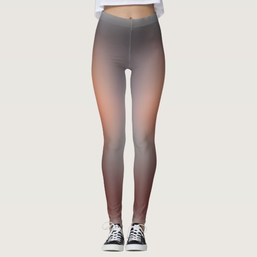 Freiformverlauf auf extra großer Legging Leggings (Vorderseite)