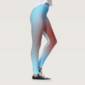 Freiformverlauf auf extragroßer Legging Leggings (Rechts)