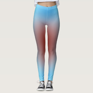 Freiformverlauf auf extragroßer Legging Leggings