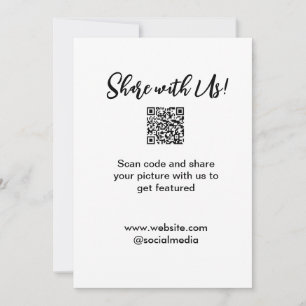 Freigabe der Bildprüfung QR-Code hinzufügen Websit Einladung