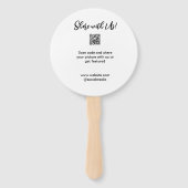 Freigabe der Bildprüfung QR-Code hinzufügen Websit Fächer (Rückseite)