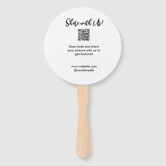 Freigabe der Bildprüfung QR-Code hinzufügen Websit Fächer (Rückseite)