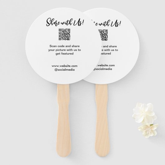 Freigabe der Bildprüfung QR-Code hinzufügen Websit Fächer (Vorne und Hinten)