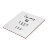 Freigabe der Bildprüfung QR-Code hinzufügen Websit Fliese (Seite)