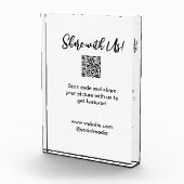 Freigabe der Bildprüfung QR-Code hinzufügen Websit Fotoblock (Rechts)