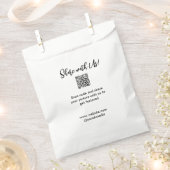 Freigabe der Bildprüfung QR-Code hinzufügen Websit Geschenktütchen (Ausgeschnitten)
