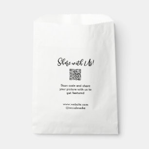 Freigabe der Bildprüfung QR-Code hinzufügen Websit Geschenktütchen