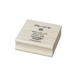 Freigabe der Bildprüfung QR-Code hinzufügen Websit Gummistempel