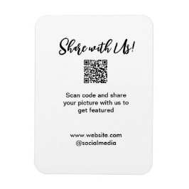 Freigabe der Bildprüfung QR-Code hinzufügen Websit Magnet