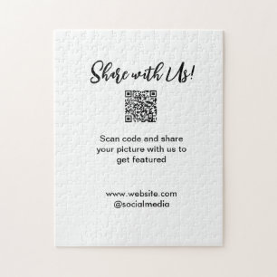 Freigabe der Bildprüfung QR-Code hinzufügen Websit Puzzle