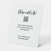 Freigabe der Bildprüfung QR-Code hinzufügen Websit Sockelschild (Vorderseite)