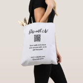 Freigabe der Bildprüfung QR-Code hinzufügen Websit Tasche (Von Nahem)