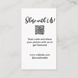 Freigabe der Bildprüfung QR-Code hinzufügen Websit Visitenkarte