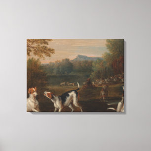 Freigabe der Hunde Leinwanddruck
