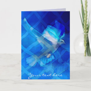 Freigabe der Taubenkarte 1 Feiertagskarte