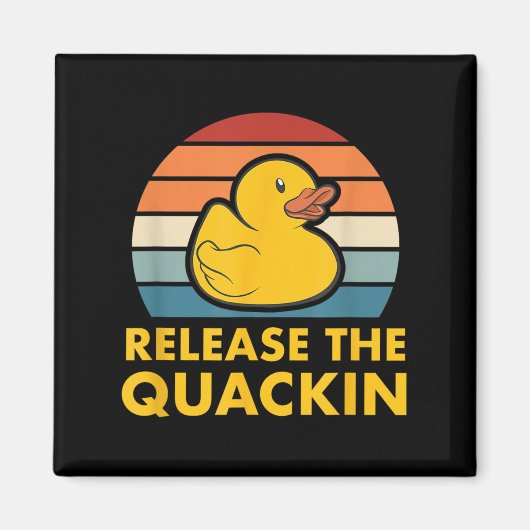 Freigabe des Quackin Quote Rubber Duckling Acc Magnet (Vorne)