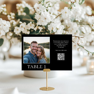 Freigabe von Fotos QR-Code Tischnummer
