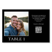 Freigabe von Fotos QR-Code Tischnummer (Rückseite)