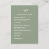 Freigeben der Liebe QR-Code Hochzeit-Foto teilen Begleitkarte (Rückseite)