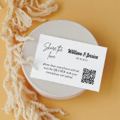 Freigeben der Liebe QR Code-Umschließungskarte Begleitkarte