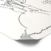 Freigeben des QR-Liebe-Codes für Hochzeiten von Fo Poster (Ecke)