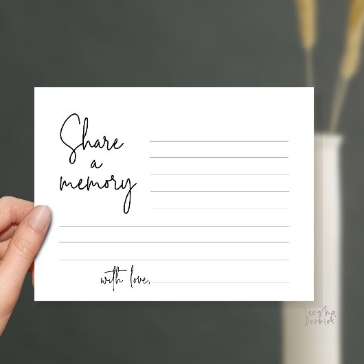 Freigeben einer Gedächtnisfunerservice Moderne Skr Postkarte