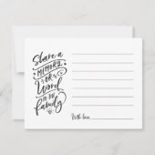 Freigeben eines Speichers oder Worts auf die Beile Einladung (Vorderseite)