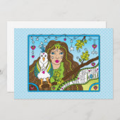 Freigeben Sie Ihre Light_Flat Card 7" x 5" (Vorne/Hinten)