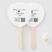 Freigeben Sie Liebe Scan QR-Code hinzufügen sozial Fächer (Vorne und Hinten)