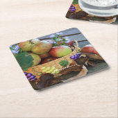 Freigebige Ernte Rechteckiger Pappuntersetzer (angewinkelt)