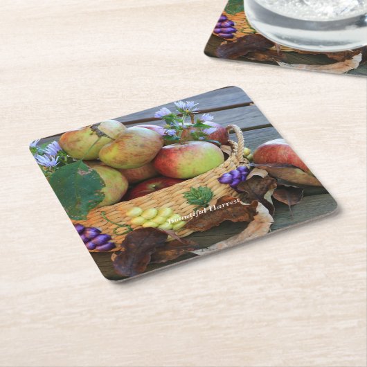 Freigebige Ernte Rechteckiger Pappuntersetzer (angewinkelt)