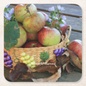 Freigebige Ernte Rechteckiger Pappuntersetzer (Vorderseite)