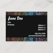 Freigebige Perlen - mollig Visitenkarte (Rückseite)