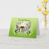 Freigebige Segen-Gruß-Karte! Karte (Gelbe Blume)