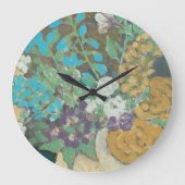 Freigebiger Frühling II Große Wanduhr (Vorderseite)