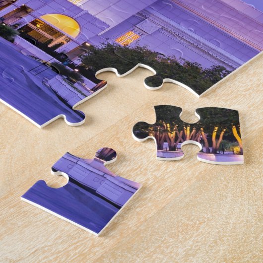 Freigebiger LDS mormonischer Tempel-Sonnenaufgang Puzzle (Seite)