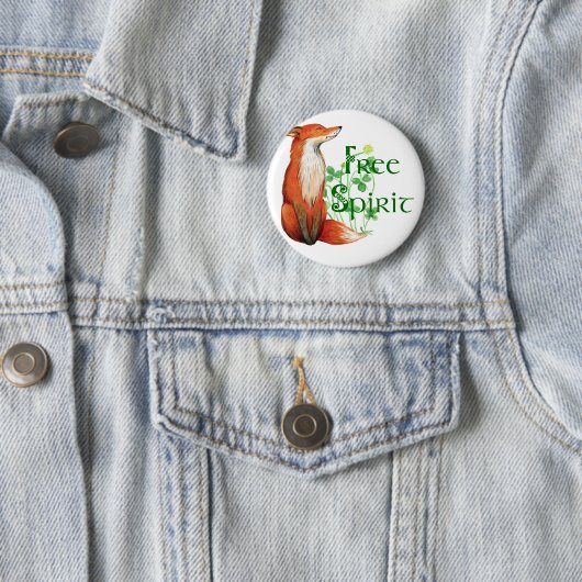 Freigeistiger Fuchs Button (Beispiel)
