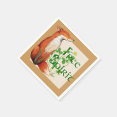 Freigeistiger Fuchs Serviette (Ecke)