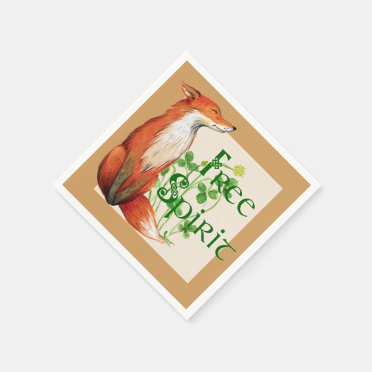 Freigeistiger Fuchs Serviette (Ecke)