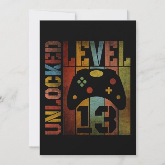 FREIGESCHALTETES LEVEL 13 EINLADUNG (Vorderseite)