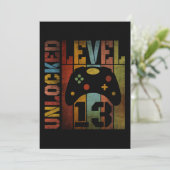 FREIGESCHALTETES LEVEL 13 EINLADUNG (Stehend Vorderseite)